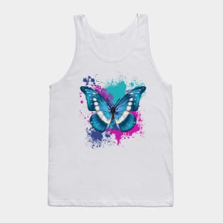 Colorful Butterfly Tank Top